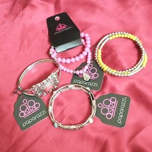 Bundle of 4 Paparazzi Bracelets